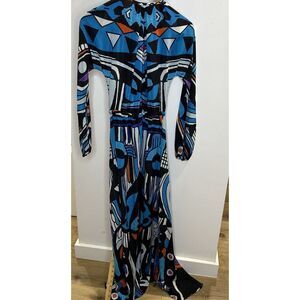 Love Binetti WOMENS Multicolor Maxi Dress Size XS retail 650 100%โ Silk